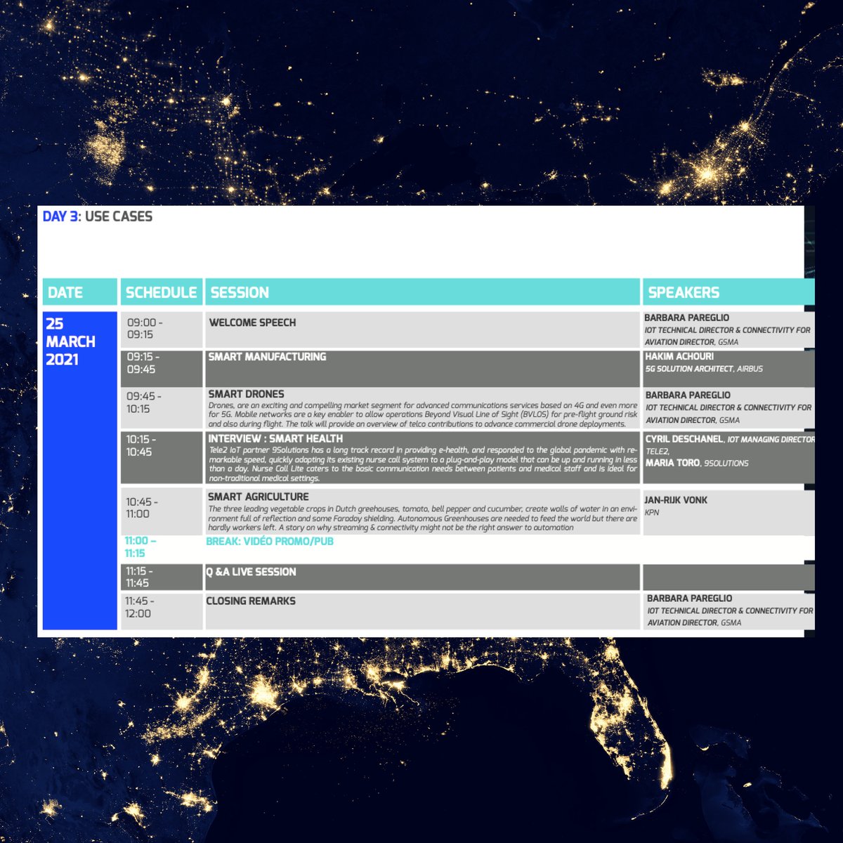 We warmly invite you to our VE "Smart connectivity 5G and beyond".
From 23 to 25 of March 2021
Here is the full event program.
Let’s join our digital adventure on the link below :
net-must.com/register
<a href="/omdia/">omar dia</a> <a href="/vodafone/">vodafone</a> <a href="/LoRaAlliance/">LoRa Alliance</a> <a href="/GSMA/">GSMA</a> <a href="/Airbus/">Airbus</a> <a href="/Tele2/">degraft amissah</a>

#comingsoon