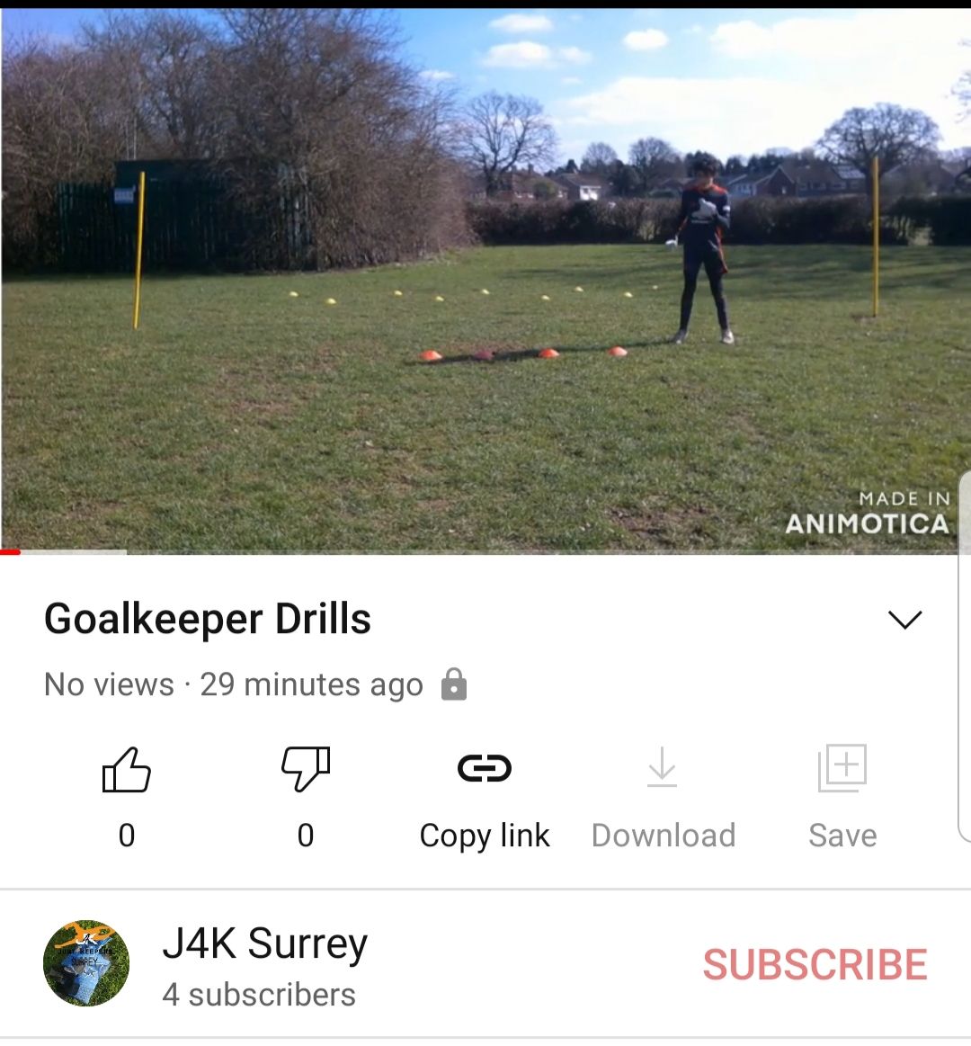 J4kSurrey's tweet photo. ⚽️  Were getting the hang of this video creating thing 🤦‍♂️ 

🔥 New video is up! Head over to our channel and have a watch 🔥 

https://t.co/f3Lq4pnsBY

#goalkeeping #football #coachingsessions #progress #j4k #gkunion #j4ksurrey https://t.co/LLRbqqFOoi