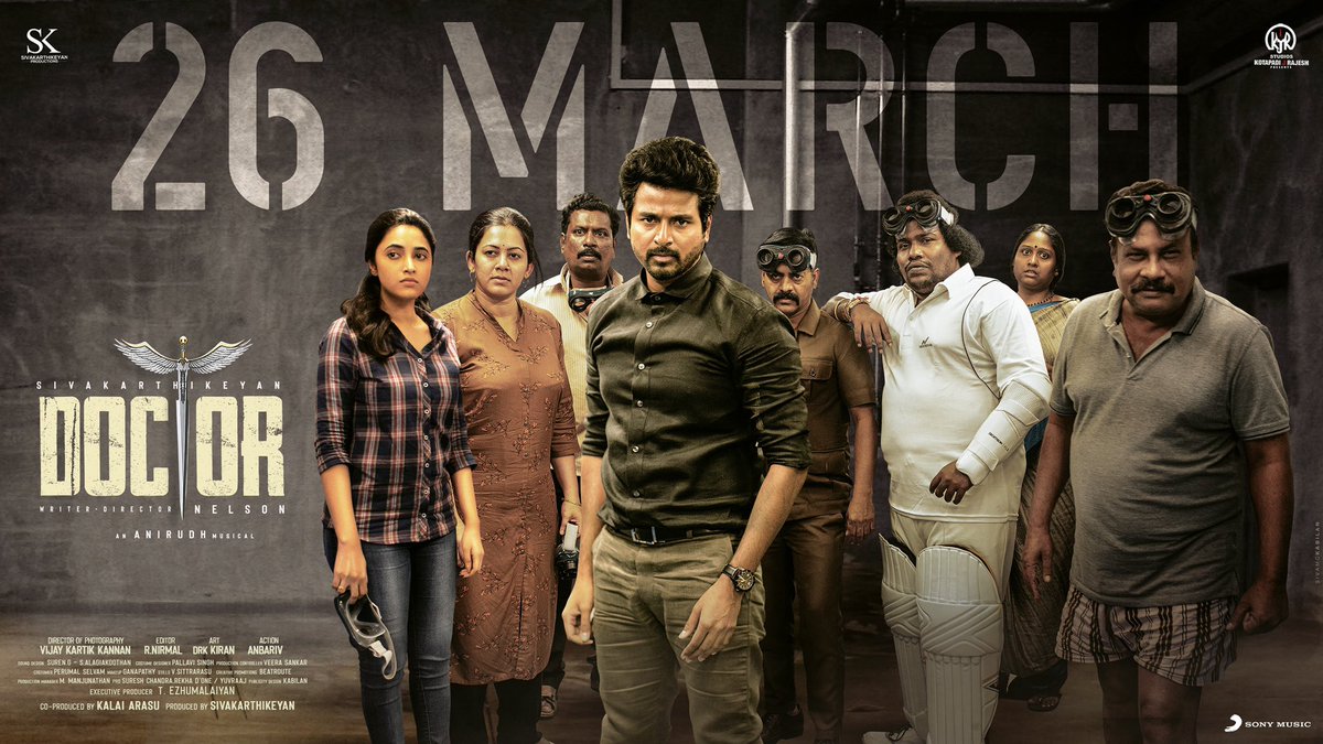 cinemapayyan's tweet photo. I am able to sense a crazy ride. 

#DOCTORfromMarch26 

This one is going to be a game changer for @Siva_Kartikeyan https://t.co/N2wd9C7rwV