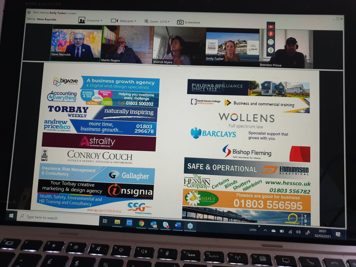 After a few technical difficulties great to see <a href="/TorbayBusiness/">Torbay Business Forum</a> Breakfast Bytes get underway. #BoostTorbay #TorbayHour