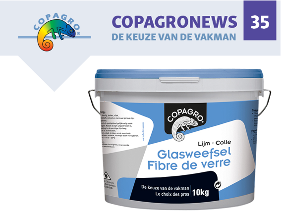 Profiteer nu van de volumedeal op de Copagro-lijmen! Copagro Glasweefsellijm machine 10kg: Per 2 emmers: € 10,95 / stuk Per 10 emmers: € 9,95 / stuk Bruto = netto. Meer details in Copagronews 35, acties geldig van 22/02 t.e.m. 23/04/21.  p1e.nl/_2_R