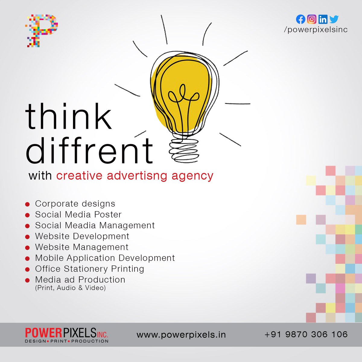 Aazmi1987's tweet photo. #advertising #corporatedesign #socialmediamarketing #SocialMediaPoster #webbannerdesign #websitedevelopment #webdesign #webdevelopment #flexprinting #businesscarddesign #businesscarddesign #logodesigner #branding #brandmanagement #appsdevelopment #ios #Android #flayerdesign https://t.co/92zephMlvk