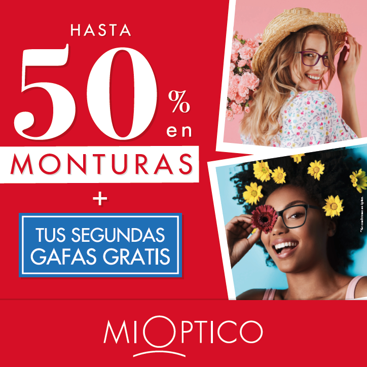 ¡En nuestro establecimiento de <a href="/MIOPTICO/">MIOPTICO</a> están de super promoción! 💥

Hasta un 50% en monturas y tus segundas gafas gratis 😎

¿A qué esperas para visitarnos?