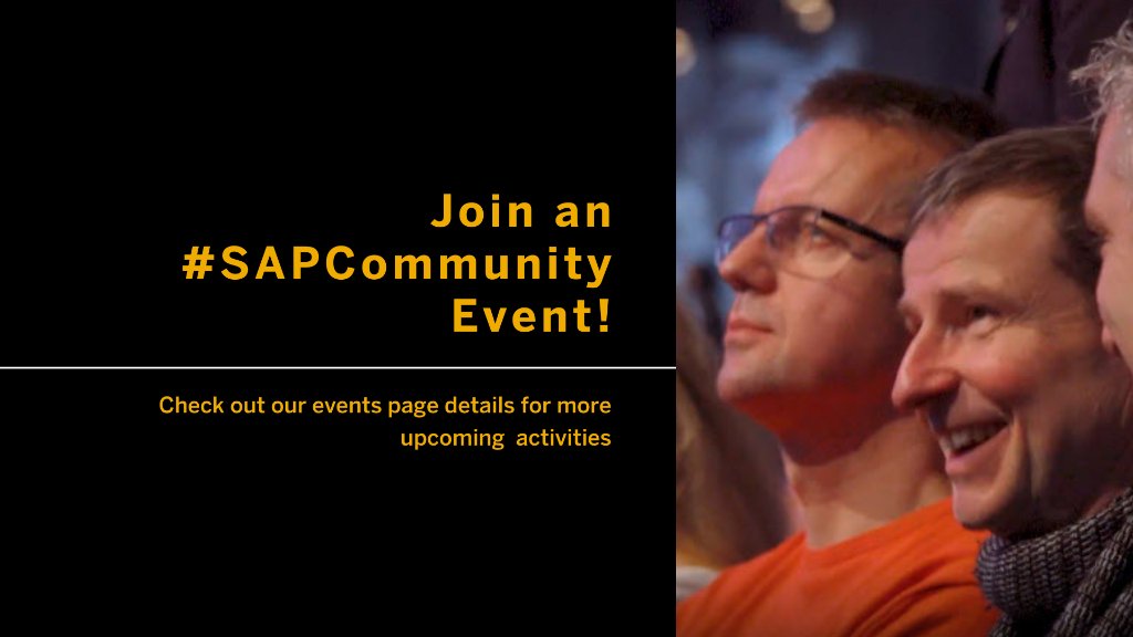 Upcoming #SAPCommunity events 👇
‣ SAP Community Call with @ccmehil & @thsaueressig
‣ Virtual Tour with SAP Champion @murlionline
‣ Bring the Full SAP Fiori User Experience to Your Screens in SAP GUI
Access details and more upcoming functions: https://t.co/UZYo0KbxVG https://t.co/0aPEInylWa