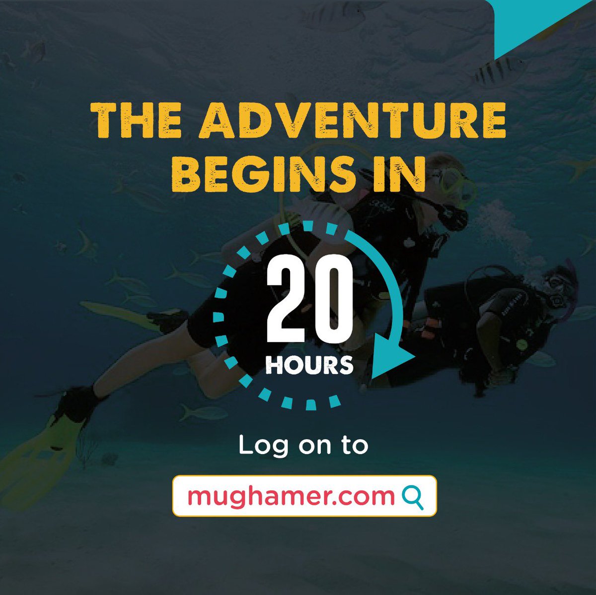 20 hours to go until the adventure of your dreams! Stay tuned for more updates. 
. 
. 
. 
#mughamerdotcom #limitlessadventures