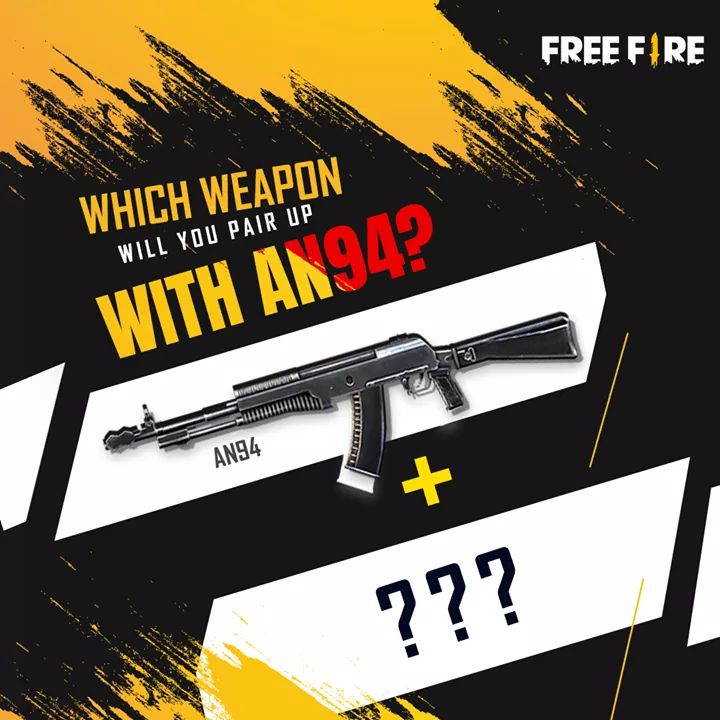 yatinthakur14's tweet photo. ๐จ GameTime! ๐จ
Survivors! which weapon will you pair up with the powerful AN94 to have a deadly Weapon Combination? โ ๏ธ๐ฅ Let us know in the comments below! ๐ #FreeFireGameTime
#FreeFire #IndiaKaBattleRoyale #Booyah https://t.co/7sP29t3reh