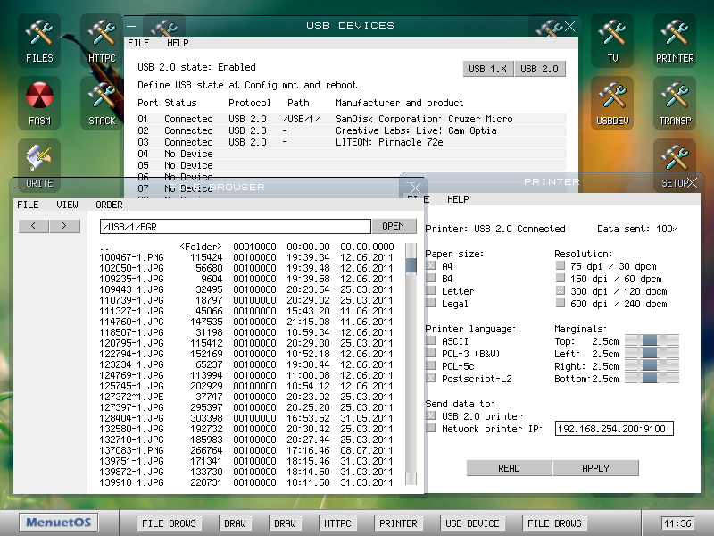 mikrozone's tweet image. Do You know? MenuetOS is an operating system for PC, written fully in assembly language (64bit and 32bit). Includes real-time multitasking with multiprocessor support and Graphical User Interface.
Fits on a single floppy, boots also from CD and USB drives.
menuetos.net
