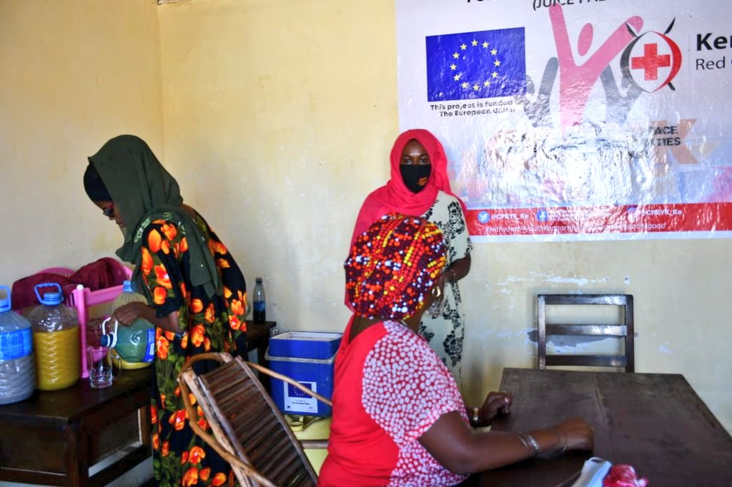 KenyaRedCross's tweet photo. In Kwale, the project has supported 24 youth groups who were taken through various trainings and supported to come up with different livelihood options to venture in. Some have started their own businesses, while others have been incorporated into skill based employment. https://t.co/PIddqVeJu8