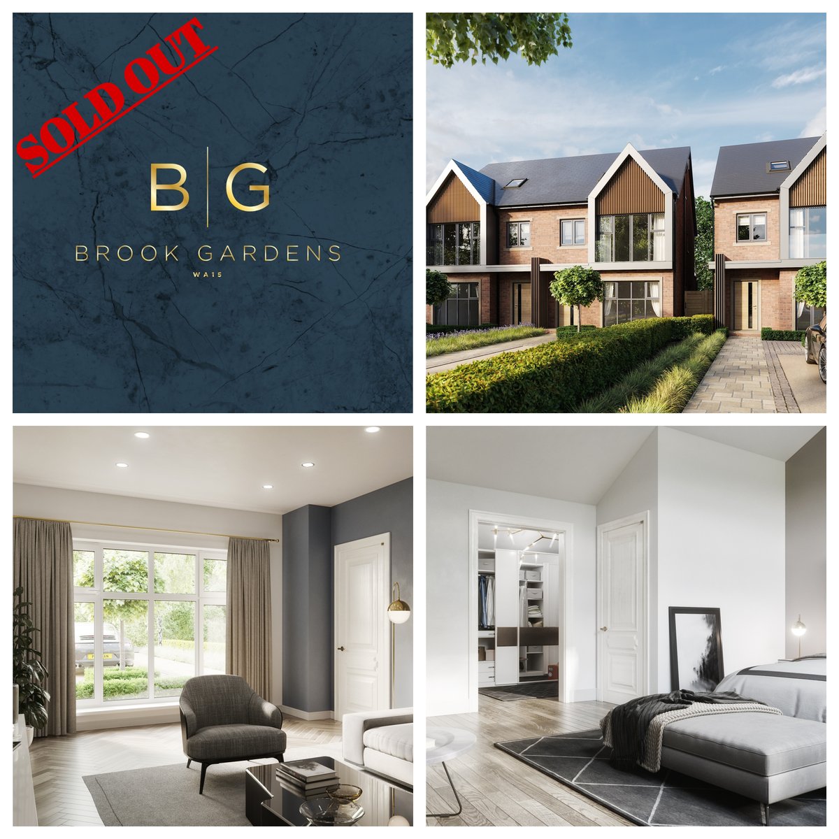 We're extremely pleased to announce that our Brook Gardens development has now sold out. All homes have been sold off plan ahead of their scheduled delivery, Summer 2021.

We look forward to delivering these fantastic, contemporary and stylish homes to their new owners.
#Landmark