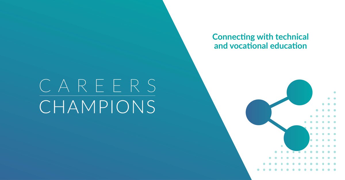 Join us today to celebrate #CECCareersChampions working hard to help raise awareness of technical and vocational education.

Hear from our Deputy CEO, <a href="/John_Yarham/">John Yarham</a> &amp; Board Member <a href="/brianlightman/">Brian Lightman</a> about this theme's value &amp; the highlight #CECCareersChampions: …-champions.careersandenterprise.co.uk/connecting-tec…