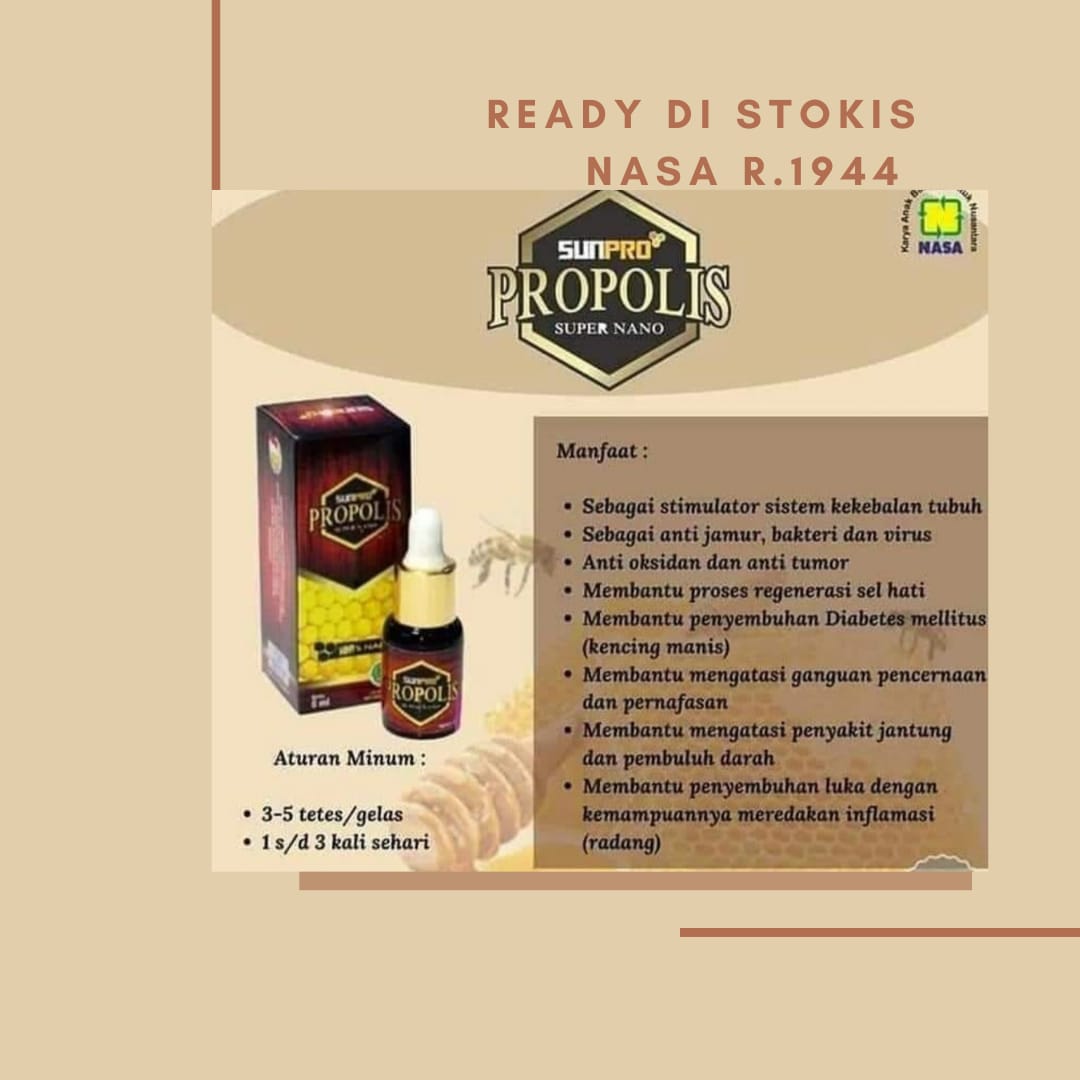 NasaReville's tweet photo. SunPropolis NASA
*Waspada virus, cegah dengan rajin mengkonsumsi SUNPRO
-SunPropolis mengandung flavonoid, polivenol, vitamin, dll
-berkhasiat meningkatkan sistem kekebalan tubuh
-mengurangi resiko penyakit jantung, pembuluh darah, dll
-bisa juga digunakan untuk mengobati luka https://t.co/eFOo4mtGa6