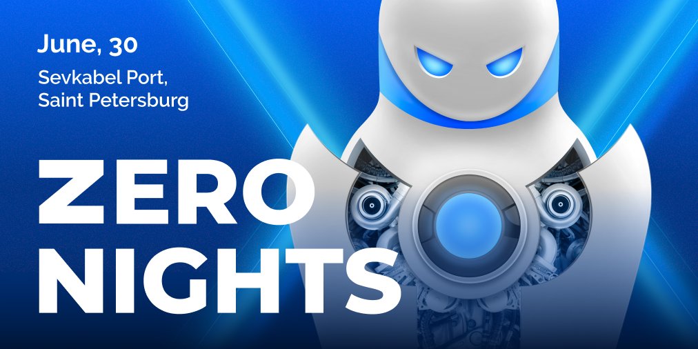 📢 ZN 2021: new time and place

Nothing can compare to the energy of live conversation. ZN 2021 will take place at Sevkabel Port, St Petersburg on June, 30.

Early registration is available. Use promocode EARLYBIRD to get 20% off till the end of March
zeronights.ru