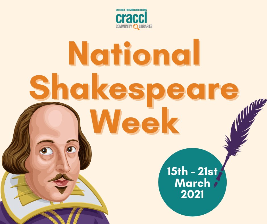 craccl_nyorks's tweet photo. Did you know it’s #NationalShakespeareWeek? The annual celebration gives children a chance to have a great first encounter with Shakespeare. Whether you’re new to Shakespeare or you’re well versed in his work, there’s always fun to be found in The Bard!
https://t.co/aOro0ElYl3 https://t.co/3uLBLuv0nQ