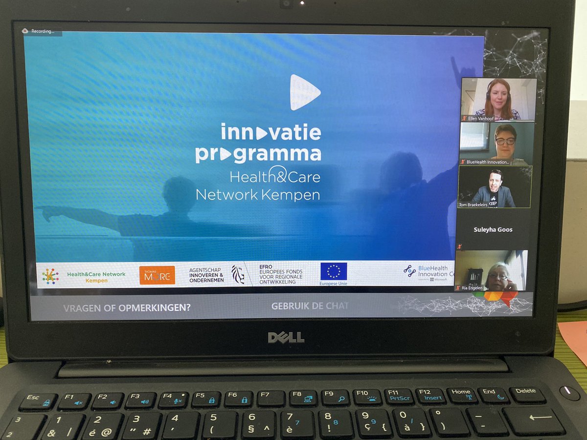 🚀 Onze tweede dag van het #innovatiescout programma is online gestart samen met <a href="/bhiccare/">BlueHealth Innovation Center</a> #EFRO #innovationstation