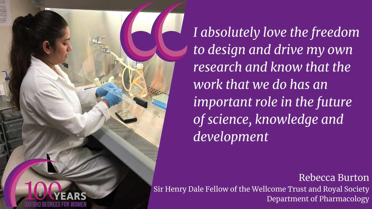 Medical Sciences (@oxfordmedsci) on Twitter photo Rebecca Burton is a Sir Henry Dale Fellow of the Wellcome Trust and Royal Society in <a href="/PharmOxford/">Pharmacology Oxford</a>. Read about Rebecca’s ground-breaking research and the importance of Public Engagement here 👉 medsci.ox.ac.uk/100-women-of-o…
#100WomenOfOxfordMedSci #WomenInSTEM Rebecca Burton is a Sir Henry Dale Fellow of the Wellcome Trust and Royal Society in <a href="/PharmOxford/">Pharmacology Oxford</a>. Read about Rebecca’s ground-breaking research and the importance of Public Engagement here 👉 medsci.ox.ac.uk/100-women-of-o…
#100WomenOfOxfordMedSci #WomenInSTEM