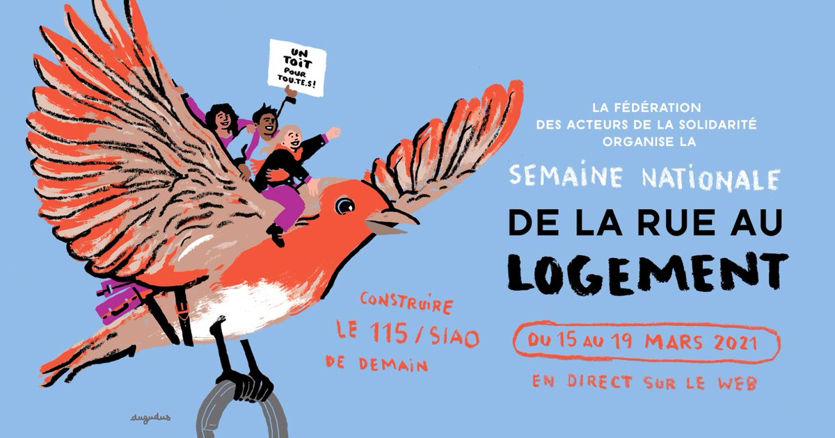 FedeSolidarite's tweet photo. 📅Du 15 au 19 mars, la @FedeSolidarite vous invite à la semaine nationale "De la rue au logement, construire le 115/SIAO de demain". Pour qu’une solution digne puisse être apportée à chaque personne qui en fait la demande !
Inscription : https://t.co/zTbTdk1BiD
#DeLaRueAuLogement https://t.co/PmlCA6f1wq