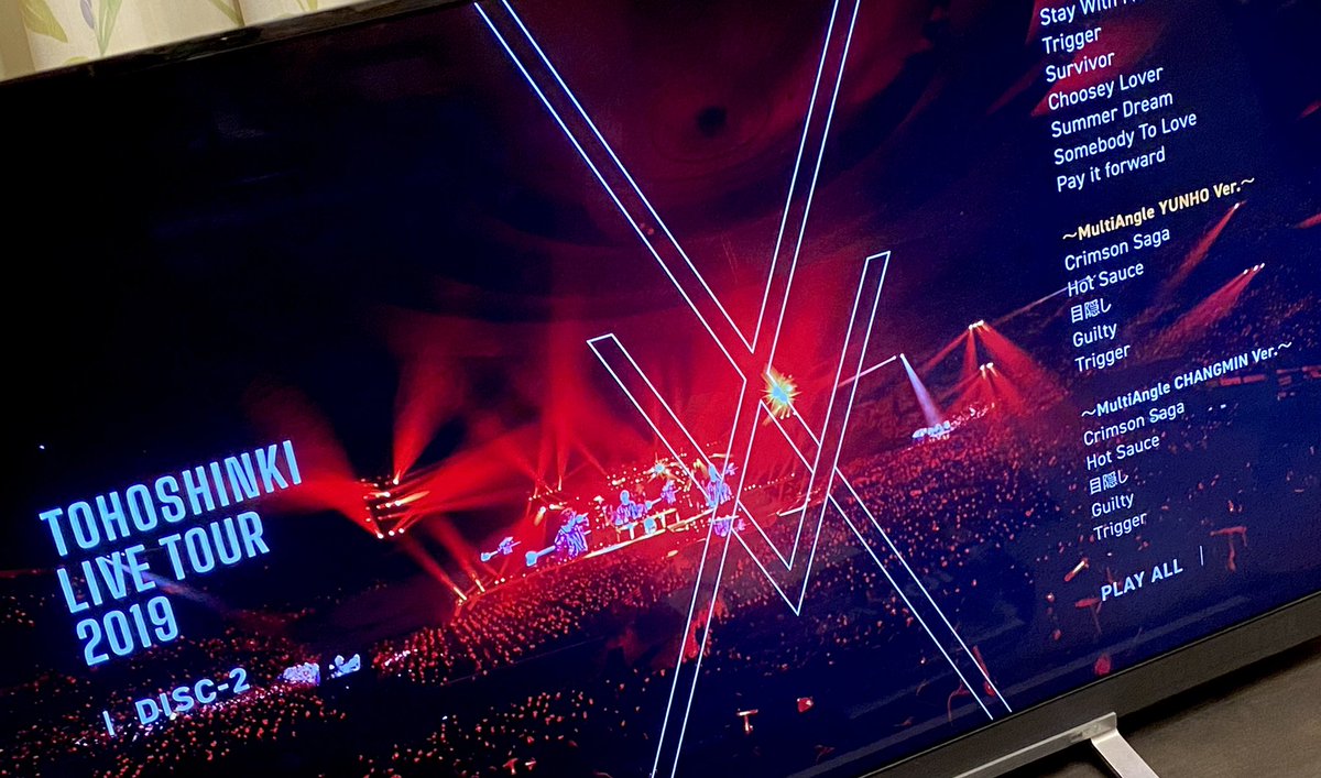 fumin_inocdai34's tweet image. 今日はちょっとだけ5キロラン🏃‍♀️から帰り、XVのBlu-ray通しでフル満喫いたしました‼️🎶🥰💕👏✨
何回見ても同じ所で号泣💦

マルチアングルを2度おかわりガン見してたら、私の中のカサカサの胸の奥が潤いました。
大好きよぉ〜〜🥰❤️

#東方神起LIVETOUR2019_XV
#TVXQ   #東方神起 
#ユンホ #チャンミン