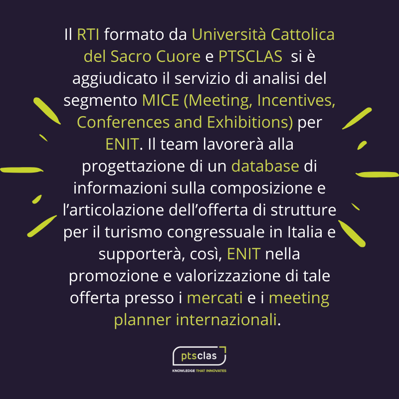 ptsclas's tweet image. #MICE #MeetingIndustry #Turismo #internazionalizzazione #noicisiamo #knowledgethatinnovates #PTSCLAS @miceindustry @ENIT_italia @Cattolica_News
