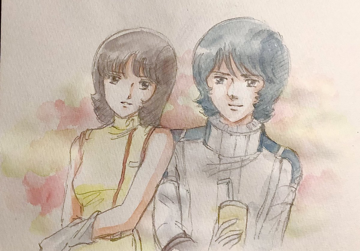 ゆきち 今日はzガンダム放送開始日だそうなので 1話ご出演の幼馴染コンビ カミーユとファを描きました おめでとうございます Zzでも思ったけどもう36周年って 早すぎる それにしてもz刻をこえてのop初めて見た時の衝撃といったら Z