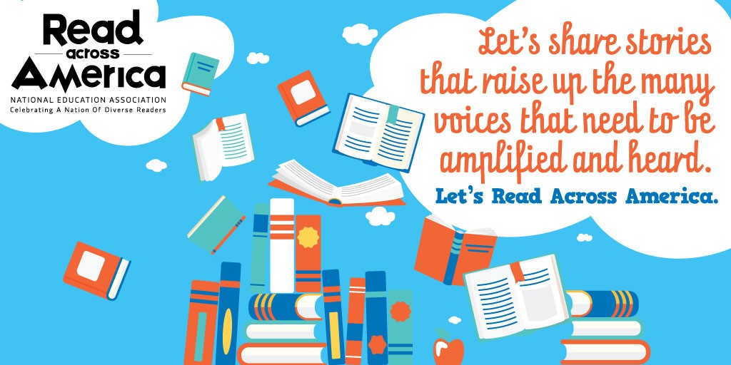 Happy #ReadAcrossAmerica Day! Let’s read books together to help kids discover their own voices and learn from the voices of others. Find out how you can celebrate and get <a href="/NEAToday/">NEA</a>'s 2020/2021 Read Across America calendar: ed.gr/c89mw #diversebooks #readincolor