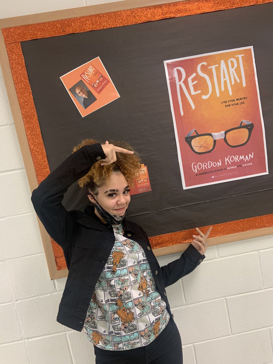 SMS_HCS's tweet photo. Everyone’s READING! In honor of Read Across America Day and Dr. Suess’s birthday, we’re excited to begin highlighting our School-wide reader “Restart” by Gordon Korman. It’s an exciting read about the importance of anti-bullying! 
#DrSeuss 
#ReadAcrossAmericaDay 
#TigerPride https://t.co/0KiQYGvfbh