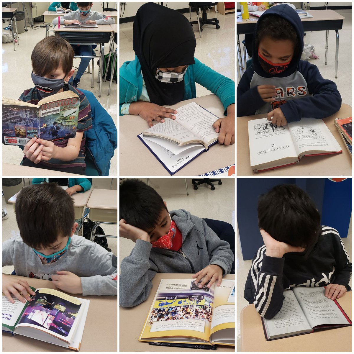 We continue to Read Across America! Even while masked in a Pandemic. Can't stop these YC Lion Readers! <a href="/D45Schools/">School District 45</a> <a href="/D45YorkCenter/">York Center School</a>