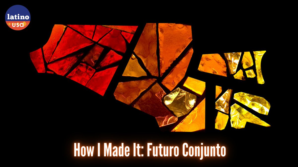 LatinoUSA's tweet photo. #NowPlaying a new @LatinoUSA 

What does “palm wave” music sound like? For their multimedia sci-fi project @FuturoConjunto, @charlie_vela and @jonathanjleal worked with over 30 local artists to imagine what music genres of the future might be. 

LISTEN 🎧: https://t.co/prg7d0fxi6 https://t.co/pqGtD8bIym