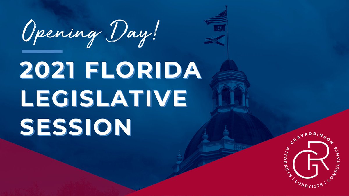 GRLobby's tweet image. Today marks the first day of Florida Legislative Session! Thank you to our lawmakers for your dedication and service to the GReat state of Florida! #FLSession #Session2021