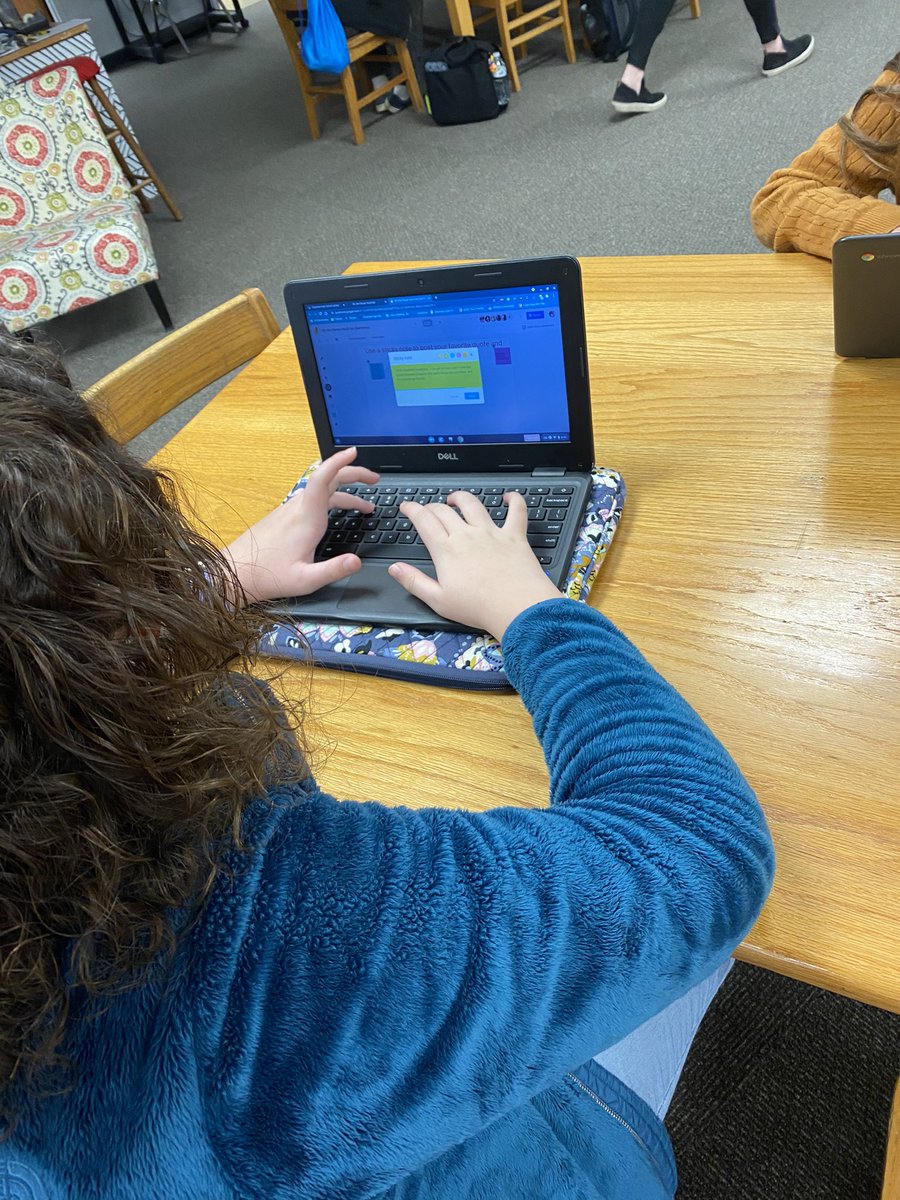 7th Grade English utilizing #Jamboard to post their favorite quote from Oh, the Places You’ll Go!! #DrSeuss