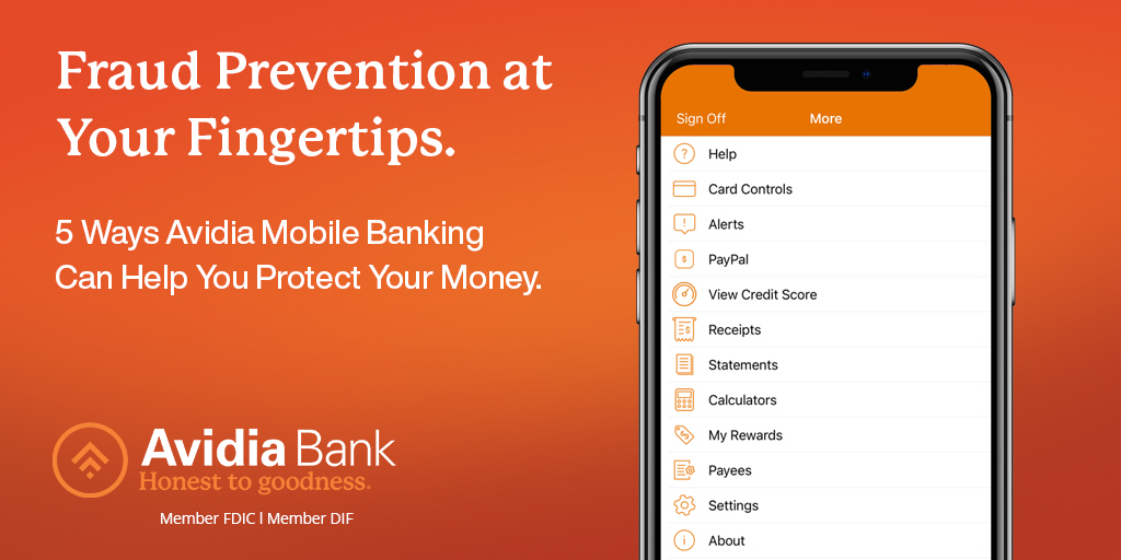 DMorticelli's tweet image. 5 Ways Avidia Mobile Banking Can Help You Protect Your Money

ow.ly/Sb6B102Aq05 

@AvidiaBank #AvidiaMobile #MobileBanking
