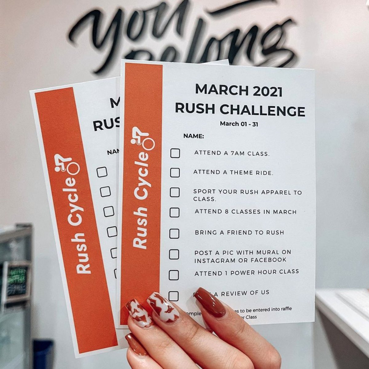 ParkWestVLG's tweet image. Who's taking on #RushCycle's March challenge?! Surprise yourself with what you can accomplish this month! #ExperienceItAll