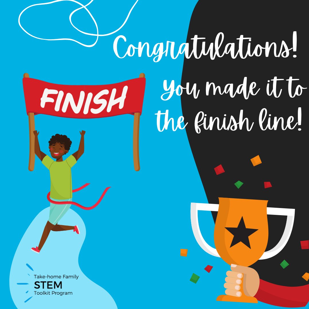 NEFSTEM_UNF's tweet image. We want to thank all the UNF Pe-K families for engaging with the Take-home Family STEM Toolkit Program. Congratulations, you made it to the finish line! We hope you had a fun along the way!
#STEMeducation #STEMathome #PreKSTEM #familySTEM