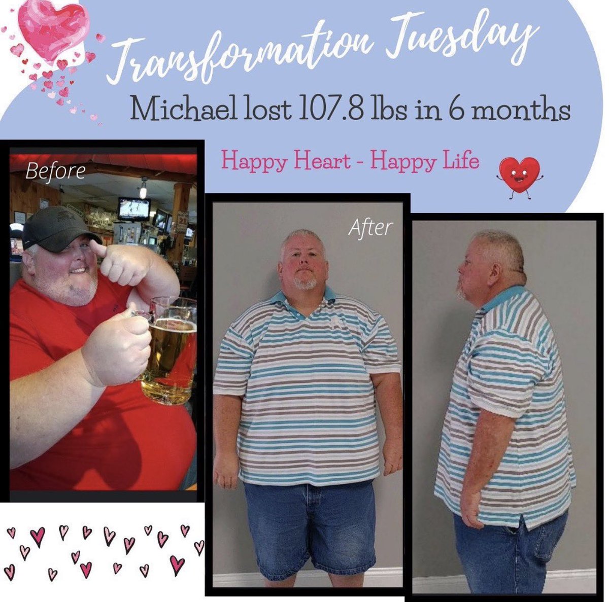 Michael has an amazing story to share‼️

A truck driver, no exercise and off blood pressure and diabetic medications in 7 months 🚛

Who is ready to start their health and wellness journey this week❗️❓

gocleanse.com🍏

☎️1-866-352-6888☎️