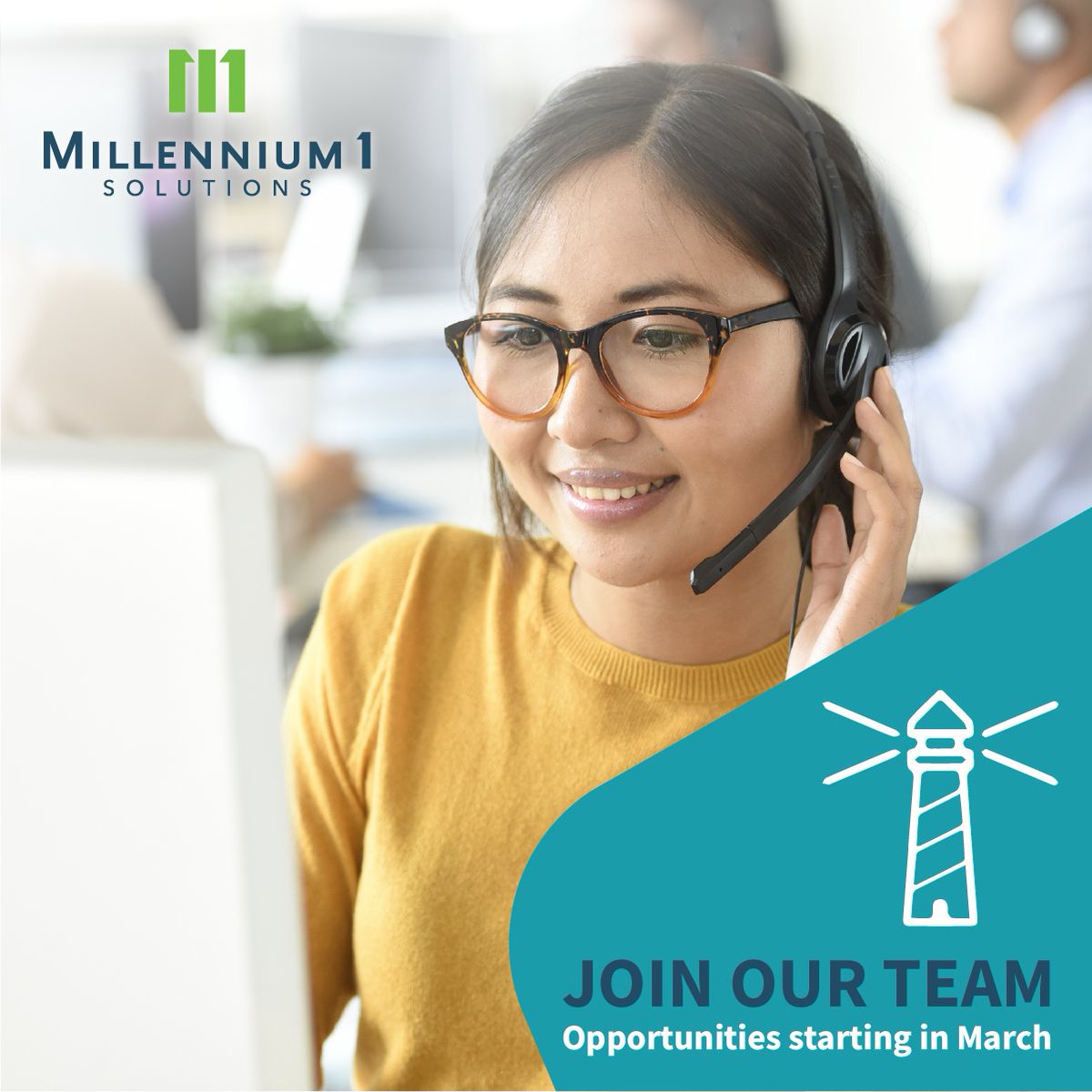 bpo_ntt's tweet photo. We are looking for caring and motivated employees to join our Bridgewater, NS team! We have multiple exciting opportunities starting in March, check them out at: https://t.co/Nk5vL8kGtC. #Careers #Bridgewater #M1S https://t.co/TgYViqKsmO