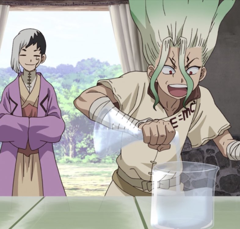 Kusachiru's tweet image. Just a plain normal day with gen.