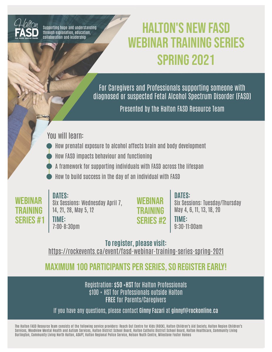 ROCKreachout's tweet photo. Shared on behalf of the Halton FASD Resource Team...

For more information and to register, please visit https://t.co/UdTHfj0G6V>Halton FASD

#HaltonFASD #webinar #support #training https://t.co/uNnGHEa4n9
