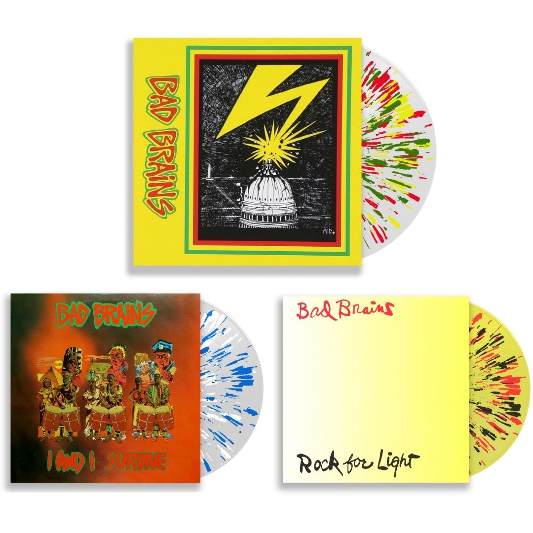 brooklynvegan's tweet image. 3 classic Bad Brains albums on BrooklynVegan-exclusive splatter vinyl available now! brooklynvegan.com/3-classic-bad-…