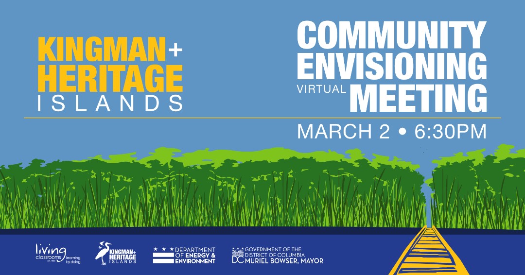 DOEE_DC's tweet image. It is happening! Join us TONIGHT at 6:30pm to learn about exciting restoration projects and outdoor classrooms improvements on Kingman and Heritage Islands! 

RVSP: kingman_update.eventbrite.com

w/ @livingclassroom @KingmanFriends @FOKPcivic @OnTheTerraceDC