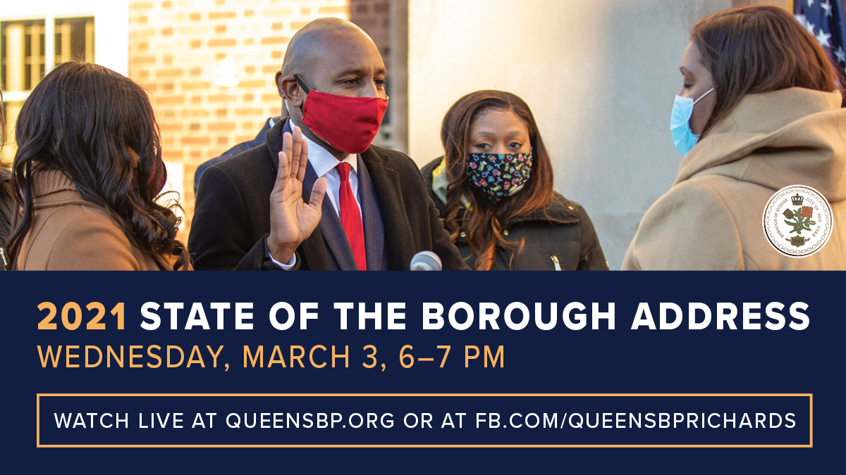 TOMORROW: From healthcare to economic development and housing to environmental justice, there is much work ahead to build a borough rooted in equity. Join us at 6pm and learn how you can help us get there. #QueensRising