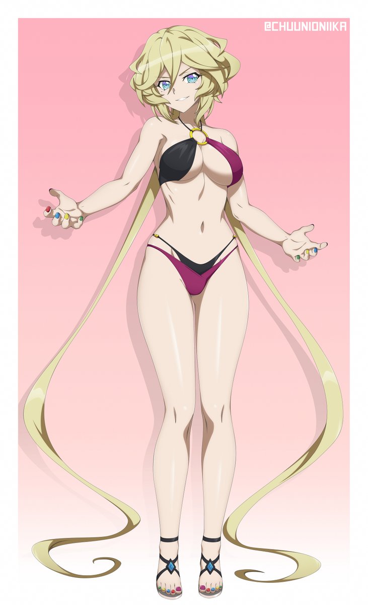 ChuuniOniika's tweet photo. Bonus Carol Contents 2; A slightly familiar swimsuit... https://t.co/L8V5FGf3oG