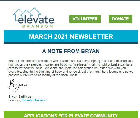 ElevateBranson's tweet photo. Pizza, Pizza, Pizza!! Introducing Elevate Cafe, the Hands-On Learning of Elevate Work, Elevate Community Applications, a Lunch-n-Learn, and SO much more!!!  Check out our March E-Newsletter for things going around campus!  
Click for full E-Newsletter!!
https://t.co/9IzGLdtTT8 https://t.co/xI9zER3AeN