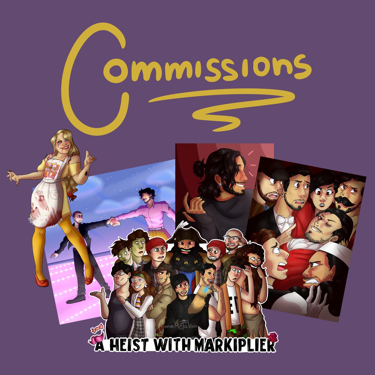 ConnieMcFalcon's tweet image. Commissions are OPEN!
I upgraded the sheet as well!
👇👇