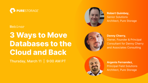 dmitry_gorbatov's tweet photo. Learn about 3 Ways to move #databases to the cloud and back, which way is best for you? #cloud #cloudblockstore #purestorage @purestorage @DBArgenis https://t.co/Ryu9Av7SjN https://t.co/MUglFIPAJm