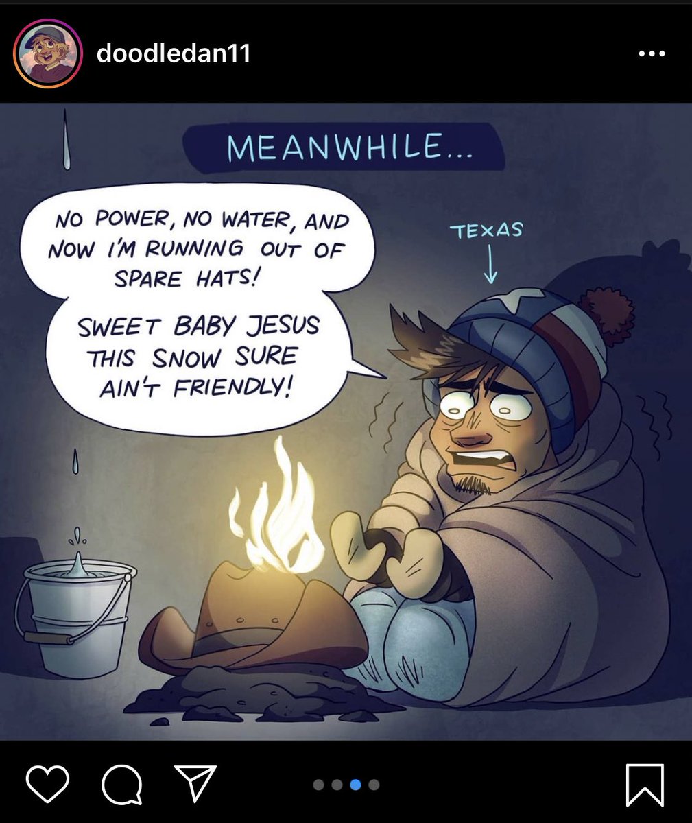 WHY IS THIS DUDE LIKE THIS??? YOU DONT HAVE TO MAKE JOKES OR SHIT ART WITH YOUR WEIRDASS STATESONAS TO BRING AWARENESS TO ISSUES??? ESPECIALLY WHEN PEOPLE ARE FREEZING TO D€ATH???? 