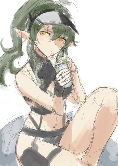 ざっくり案2
シンプルなのも良き
#アークナイツ #ガヴィル 