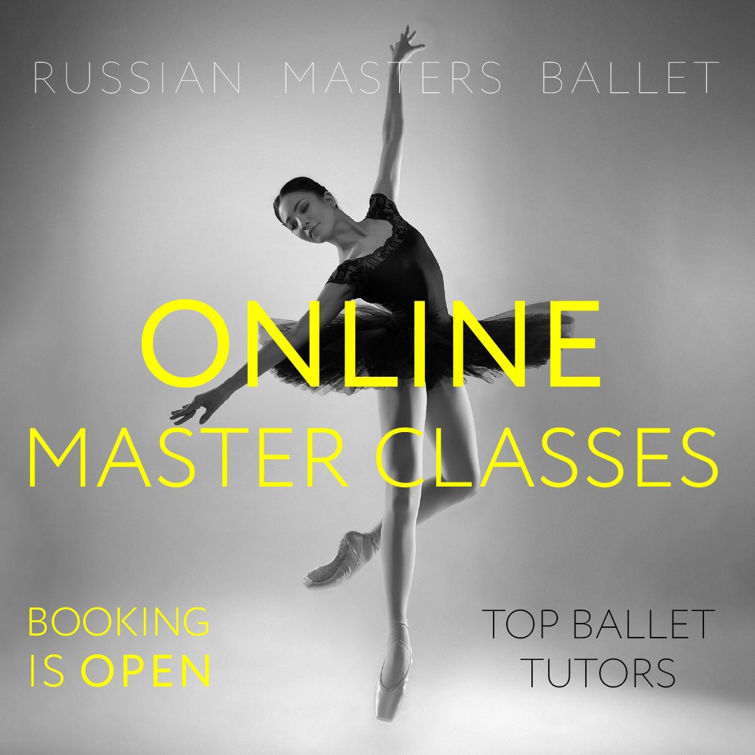 BalletCamp's tweet photo. Today we start the new month of the ONLINE MASTERCLASSES.

For individual masterclasses with top teachers,
and for more detailed information, please contact online@russianmastersballet.com

https://t.co/FnLpaw4vQn

#russianmastersballet #russianmastersballetcamp #onlineballet https://t.co/Asjlm4Au6v