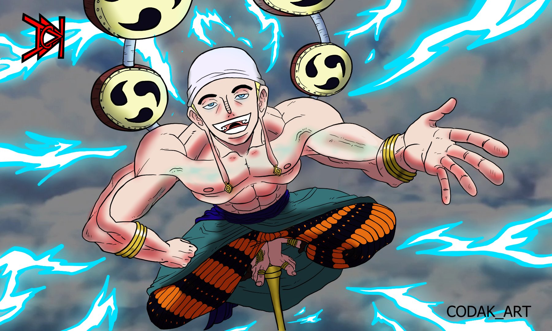Codak Art God Lives On The Clouds Onepiece Eneru ワンピース エネル T Co Dhvgkhkohn Twitter