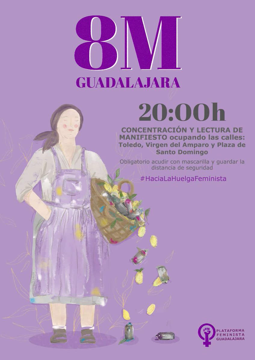 📣 Este 8 de marzo las mujeres volveremos a salir a las calles. 
Un año más las mujeres seguimos sufriendo la violencia machista, porque nos matan y nos violan por ser mujeres, porque ¡¡sólo SÍ ES SÍ!! 
#NiUnaMenos
#SoloSíEsSí
#QnoQnoQnoTenemosMiedo
#VacúnateContraElMachismo