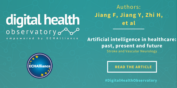 ECHAlliance's tweet photo. #Digitalhealthobservatory 🔖
Read the latest article "Artificial intelligence in healthcare: past, present and future" published by @SVN_CSA
▶️https://t.co/y7yXNfzBe4
#ArtificialIntelligence #AI #healthcare https://t.co/gAZz7yWKIP