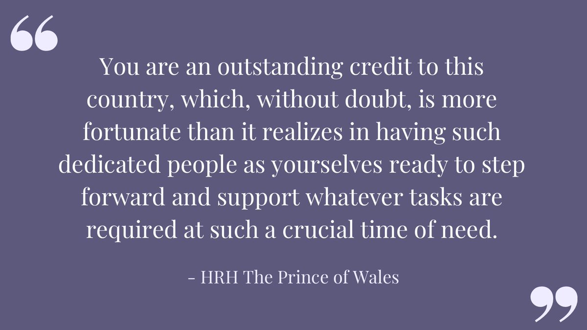 The Prince recently spoke with Brigadier Prosser, who is coordinating the military support in delivering the vaccine across England.
 
Their Royal Highnesses have also written to some of their affiliated units to thank them for their enduring efforts in the Covid-19 response. 👏